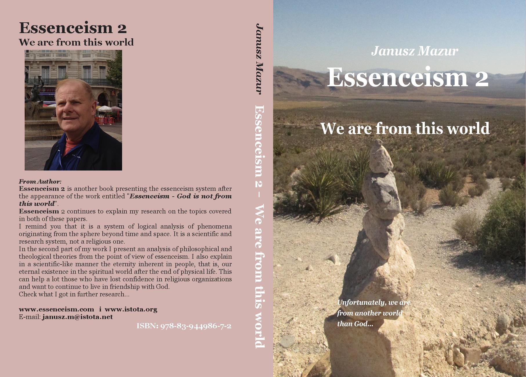 Cover Essenceism 2_We are from this world