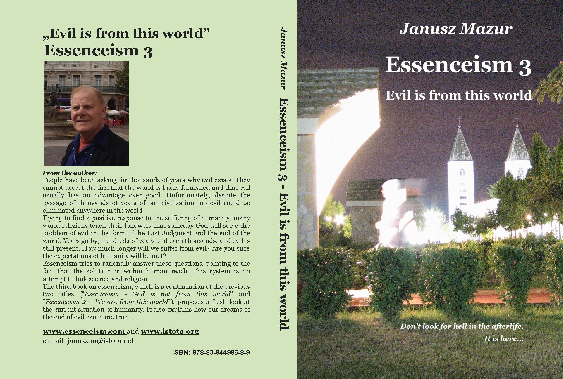 Cover Essenceism 3_Evil is from this world