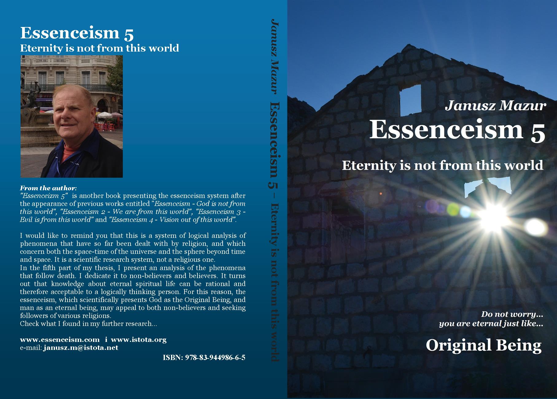 Cover Essenceism 5_Eternity is not from this world Cover Essenceism 5_Eternity is not from this world